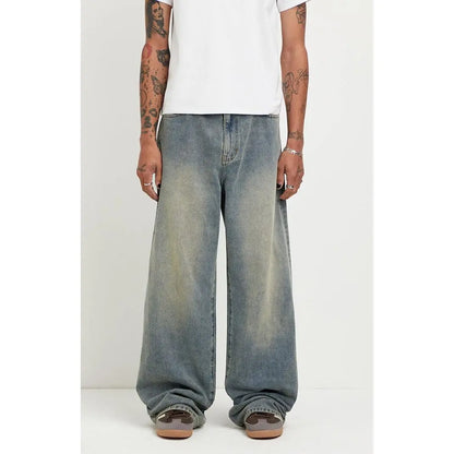 Pacsun Men'S Blake Extreme Baggy Jeans Medium Blue Light Wash