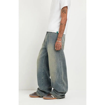 Pacsun Men'S Blake Extreme Baggy Jeans Medium Blue Light Wash