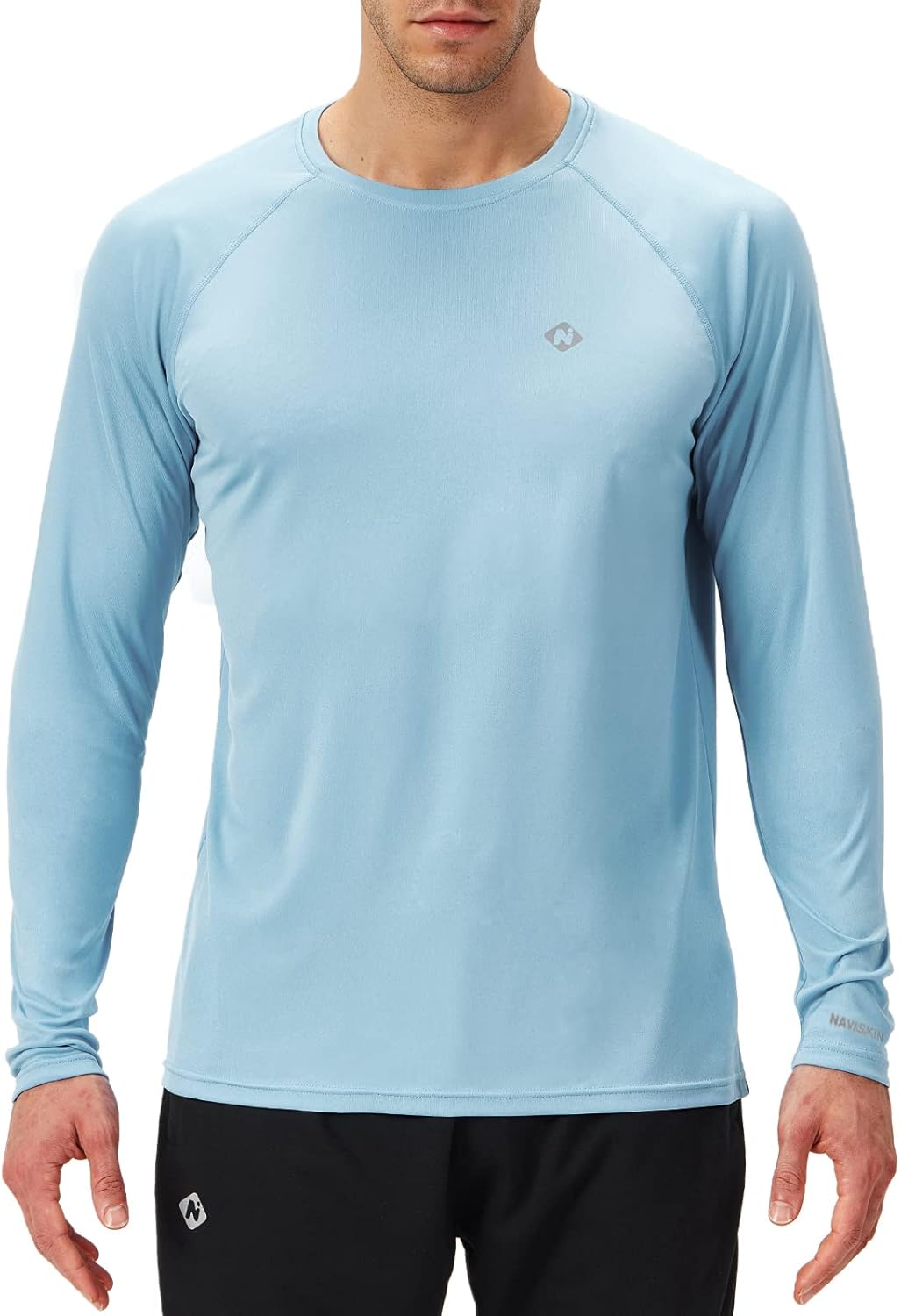 Men'S Rash Guard Shirts UPF 50+ Sun Protection Long Sleeve Shirts Quick Dry Lightweight