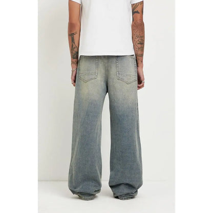 Pacsun Men'S Blake Extreme Baggy Jeans Medium Blue Light Wash