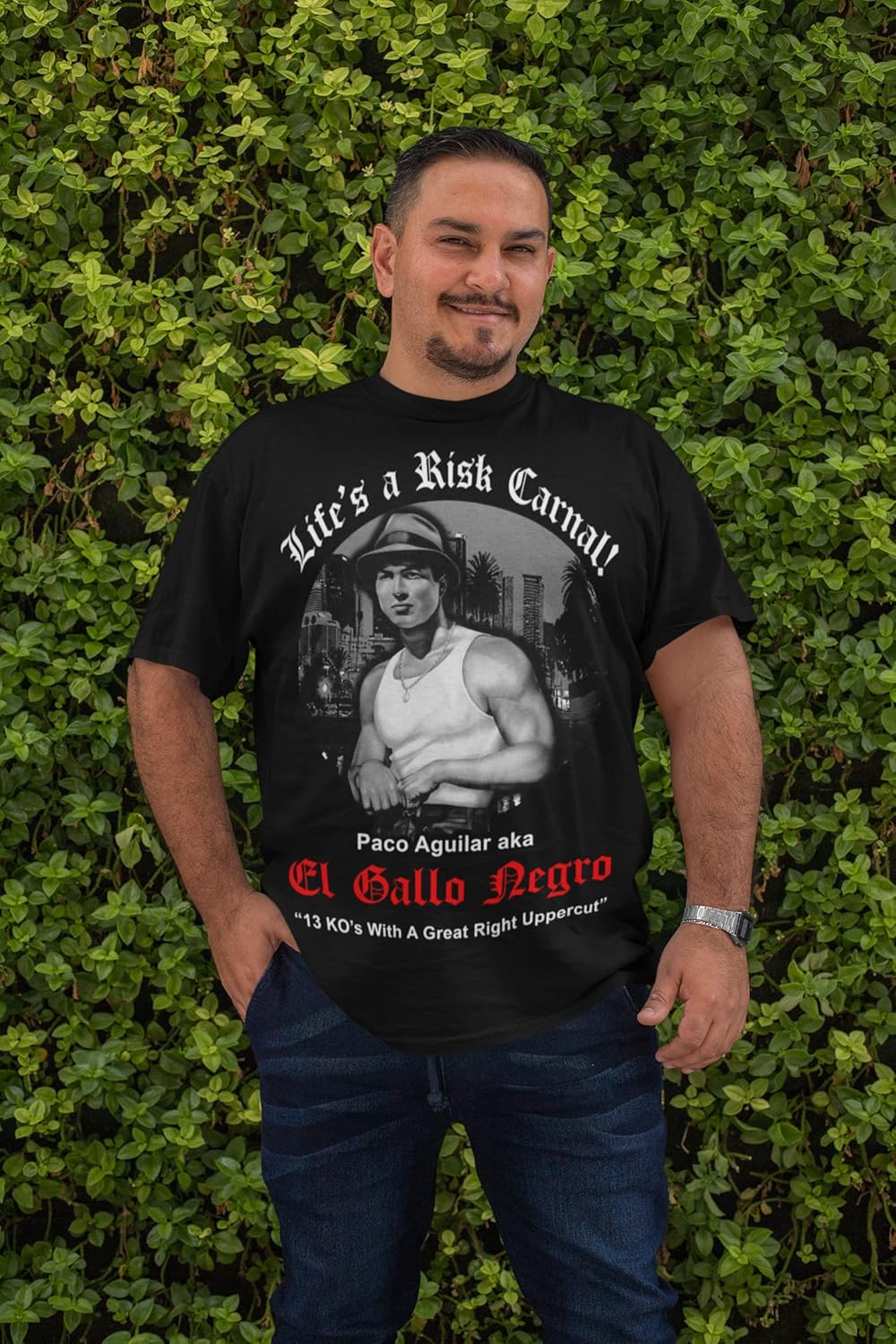 Mens Chicano Inspired Vatos Shirt Blood in Blood Out Movie Tribute Tee Black