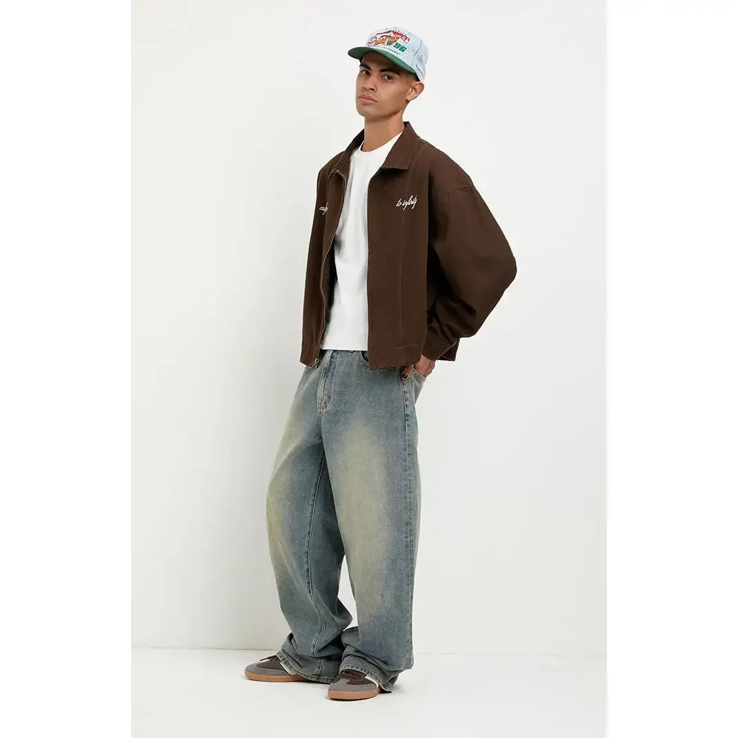 Pacsun Men'S Blake Extreme Baggy Jeans Medium Blue Light Wash